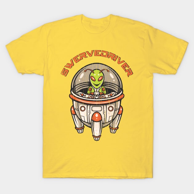 swervedriver Vintage Look Design T-Shirt by We Only Do One Take